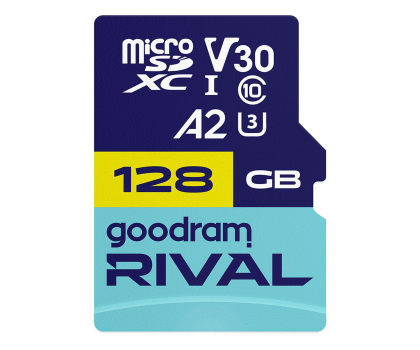 Karta pamięci GOODRAM 128GB microSDXC RIVAL M2AA 170MB/s A2 UHS-I U3 V30